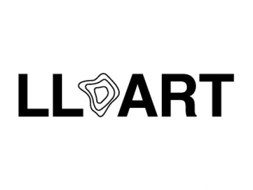 lettere: LL ART su fondo bianco. Logo del concorso