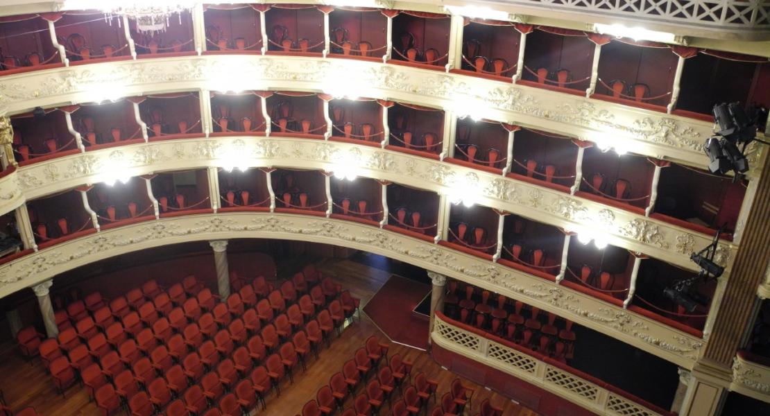 la sala del teatro Modena