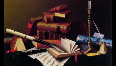 Dipinto di William Michael Harnett: natura morta e letteratura (1878)